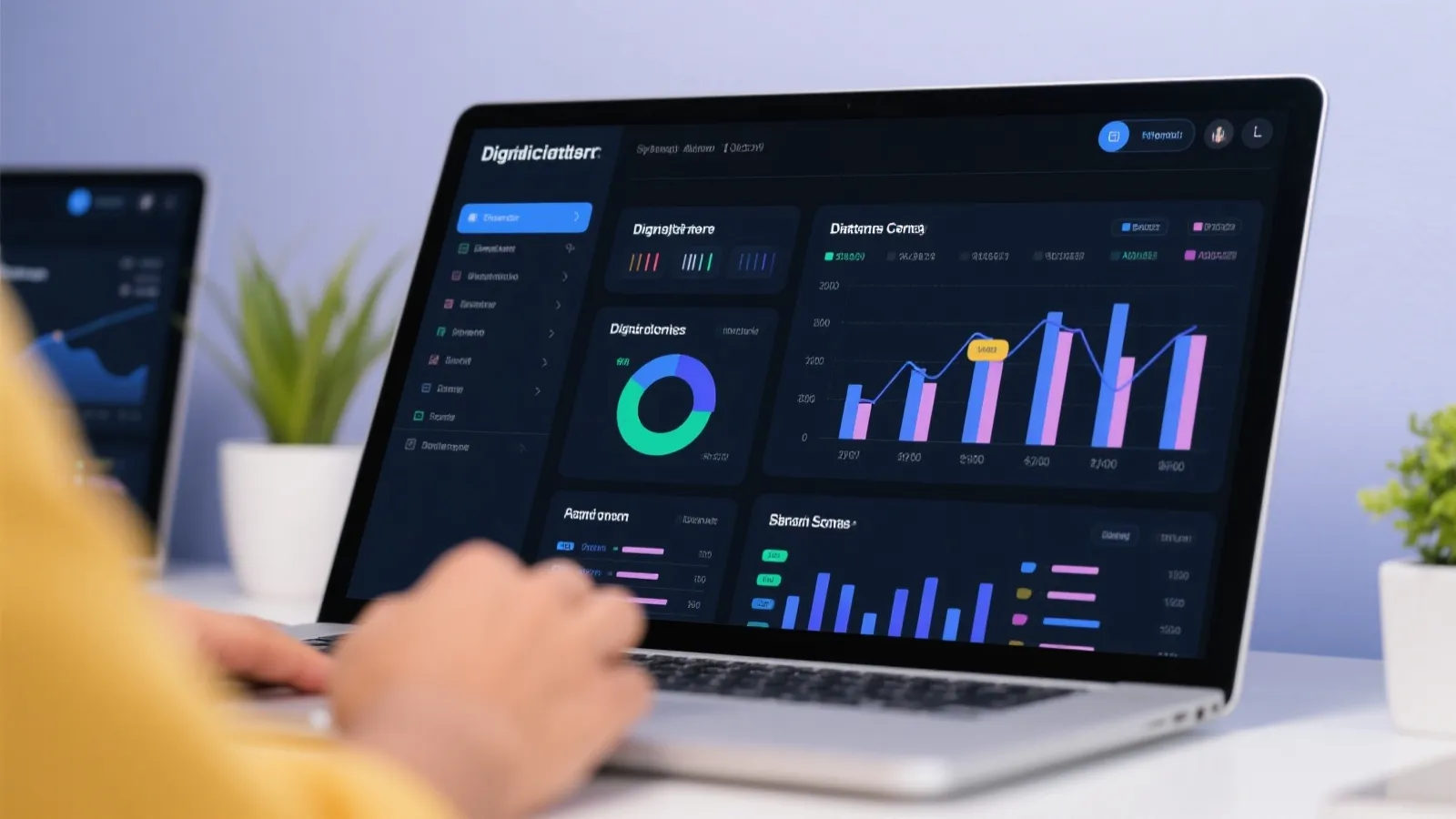 数据可视化插画